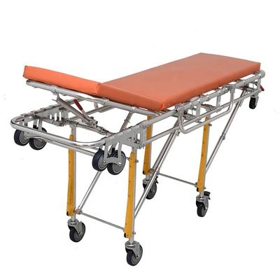 Alüminyum alaşımlı otomatik yükleme ambulans yatak CE sertifikası
