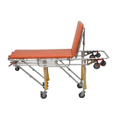 Alüminyum alaşımlı otomatik yükleme ambulans yatak CE sertifikası