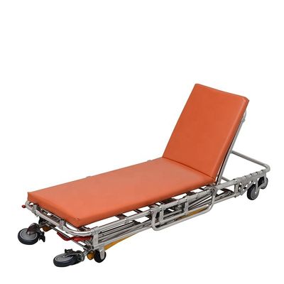 Alüminyum alaşımlı otomatik yükleme ambulans yatak CE sertifikası