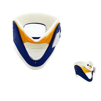 Tıbbi Boynuz Yaka Cervical Traction Cihaz Mavi Sarı CE Sertifikası
