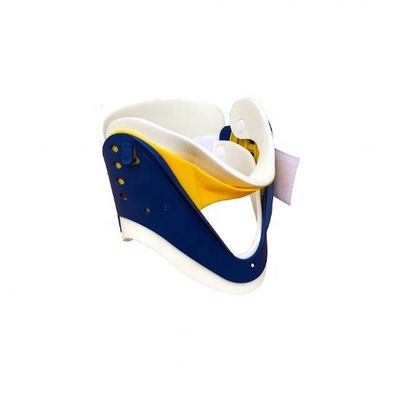 Tıbbi Boynuz Yaka Cervical Traction Cihaz Mavi Sarı CE Sertifikası