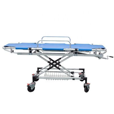 Mavi Alüminyum Alaşım Acil Ambulans İlk Yardım Yatağı
