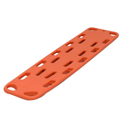 Turuncu acil durum omurilik tahtası HDPE kurtarma katlanabilir omurilik tahtası