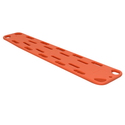 Turuncu acil durum omurilik tahtası HDPE kurtarma katlanabilir omurilik tahtası