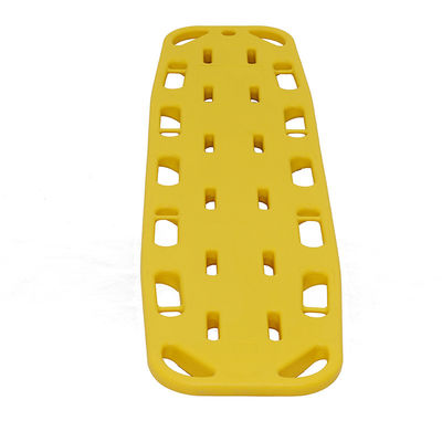 Turuncu acil durum omurilik tahtası HDPE kurtarma katlanabilir omurilik tahtası